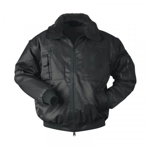 Pilotenjacke schwarz